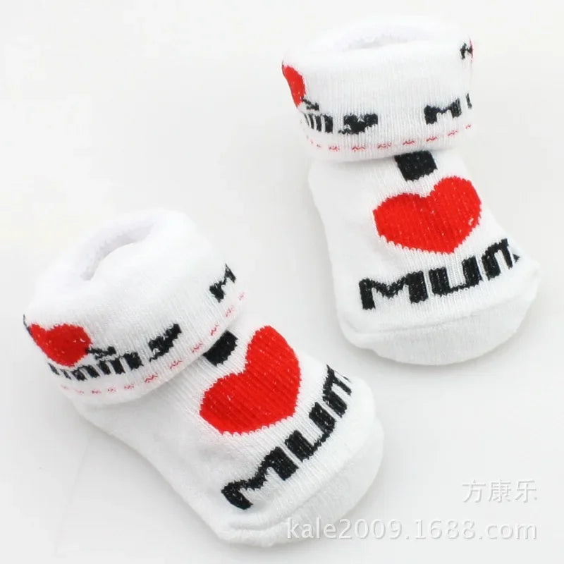 Calzini in Cotone per Neonati — Mum & Dad, 0-12 Mesi
