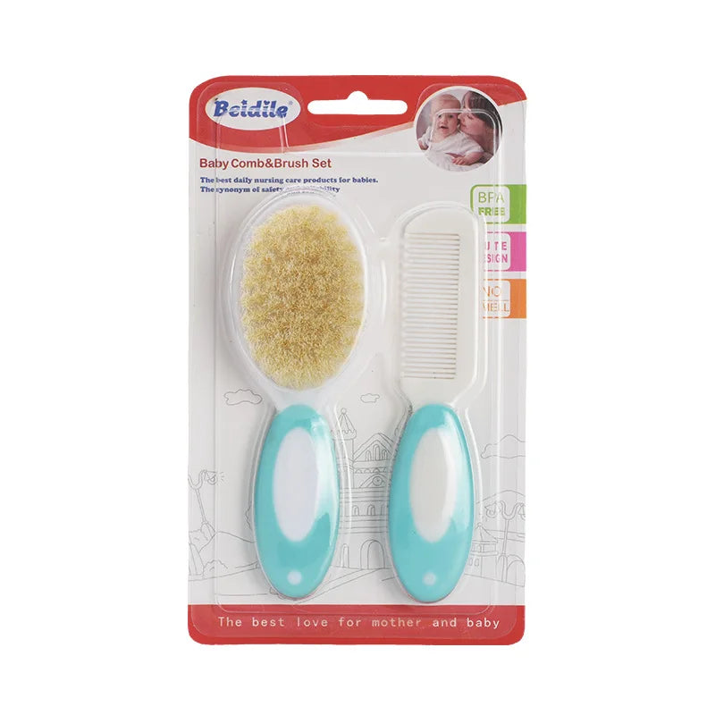 Set Pettine e Spazzola per Bambini con Setole Morbide