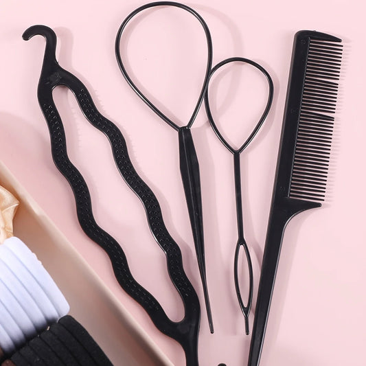 Set Accessori per Capelli — Elastici, Scrunchies e Fasce (1109 pz)