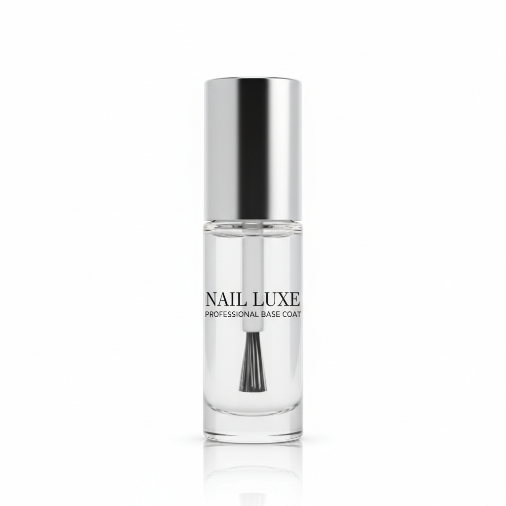 Base coat unghie in flacone trasparente con pennello