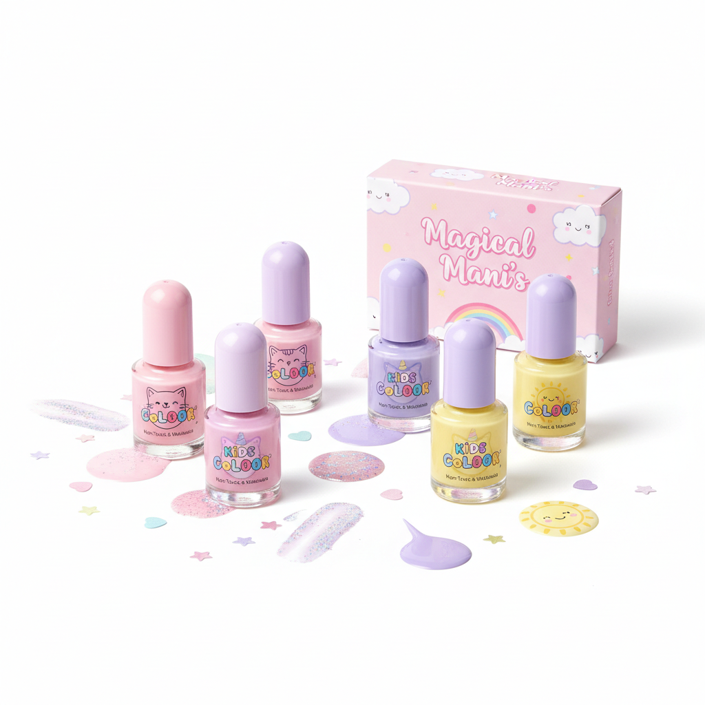 Smalti colorati non tossici per bambine
