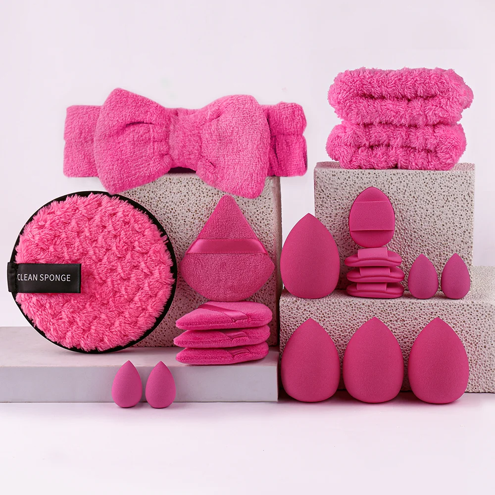 Set Pennelli Trucco Premium con Accessori – Da 3 a 20 Pezzi, Capelli Sintetici