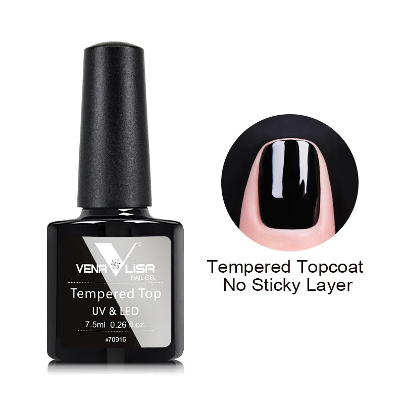 VENALISA Smalto gel per unghie Semi permanente Gellack Nail Art Salon 120 Glitter colorati 7,5 ml Soak off Vernice gel per unghie UV LED organico