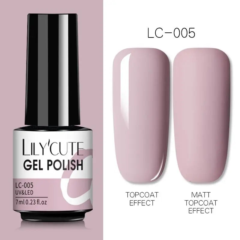 Smalto Gel Semi-Permanente LILYCUTE – 150+ Colori, UV/LED, Lunga Durata 30 Giorni