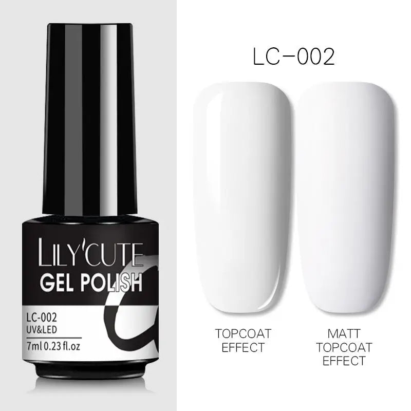 Smalto Gel Semi-Permanente LILYCUTE – 150+ Colori, UV/LED, Lunga Durata 30 Giorni