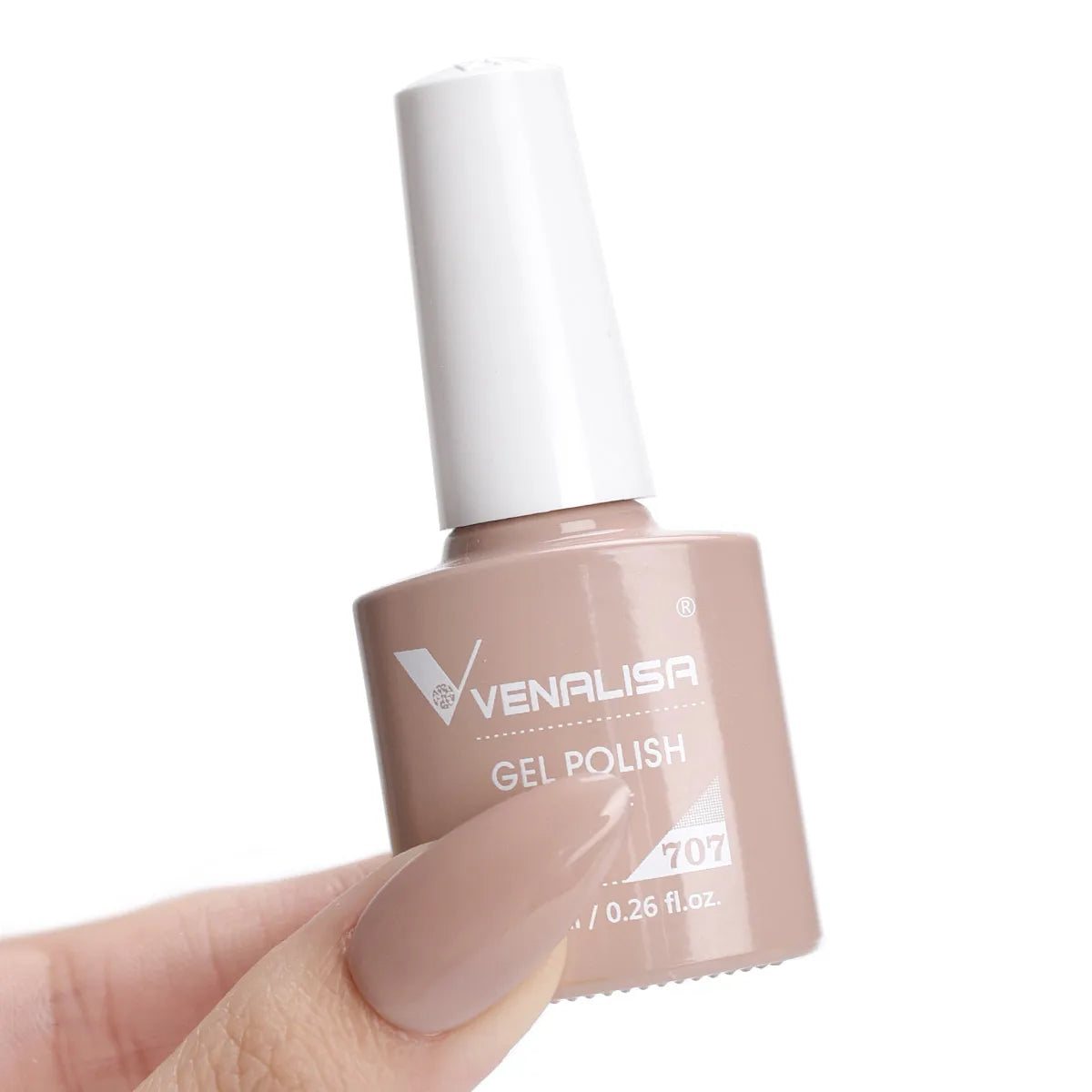 VENALISA Smalto gel per unghie Semi permanente Gellack Nail Art Salon 120 Glitter colorati 7,5 ml Soak off Vernice gel per unghie UV LED organico