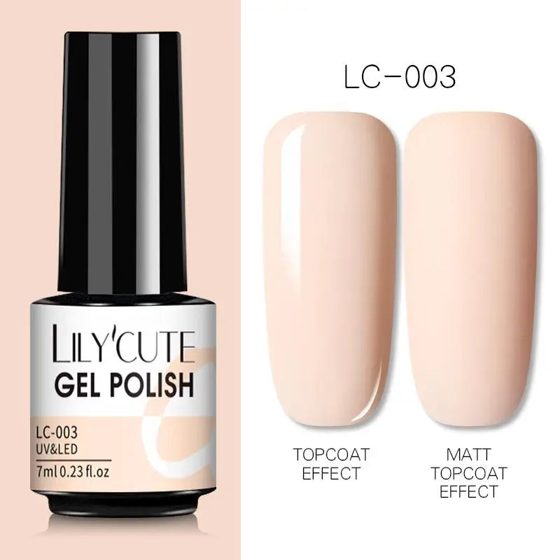 Smalto Gel Semi-Permanente LILYCUTE – 150+ Colori, UV/LED, Lunga Durata 30 Giorni
