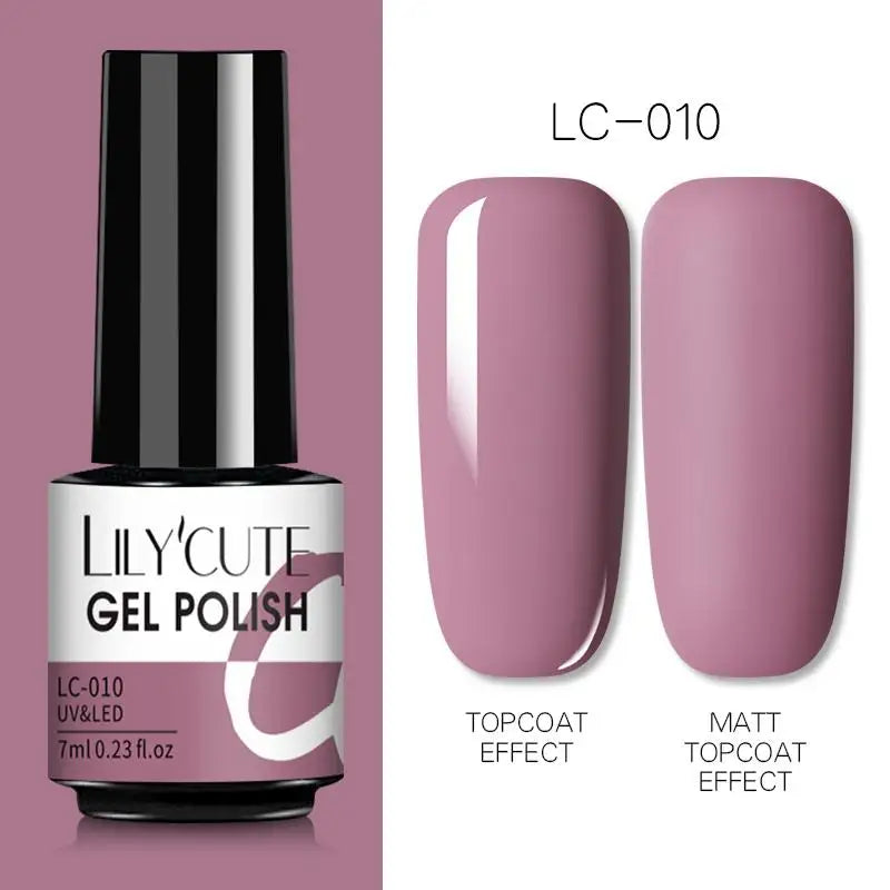 Smalto Gel Semi-Permanente LILYCUTE – 150+ Colori, UV/LED, Lunga Durata 30 Giorni