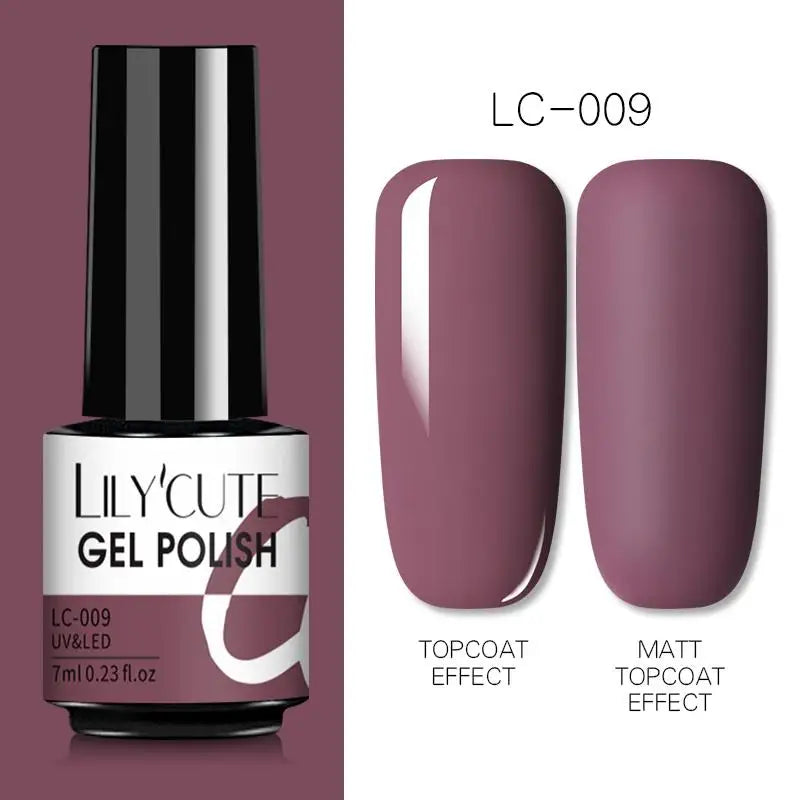 Smalto Gel Semi-Permanente LILYCUTE – 150+ Colori, UV/LED, Lunga Durata 30 Giorni