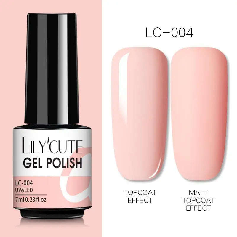Smalto Gel Semi-Permanente LILYCUTE – 150+ Colori, UV/LED, Lunga Durata 30 Giorni
