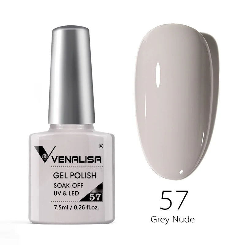 VENALISA Smalto gel per unghie Semi permanente Gellack Nail Art Salon 120 Glitter colorati 7,5 ml Soak off Vernice gel per unghie UV LED organico