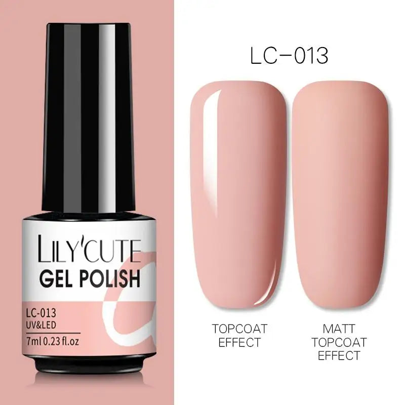 Smalto Gel Semi-Permanente LILYCUTE – 150+ Colori, UV/LED, Lunga Durata 30 Giorni