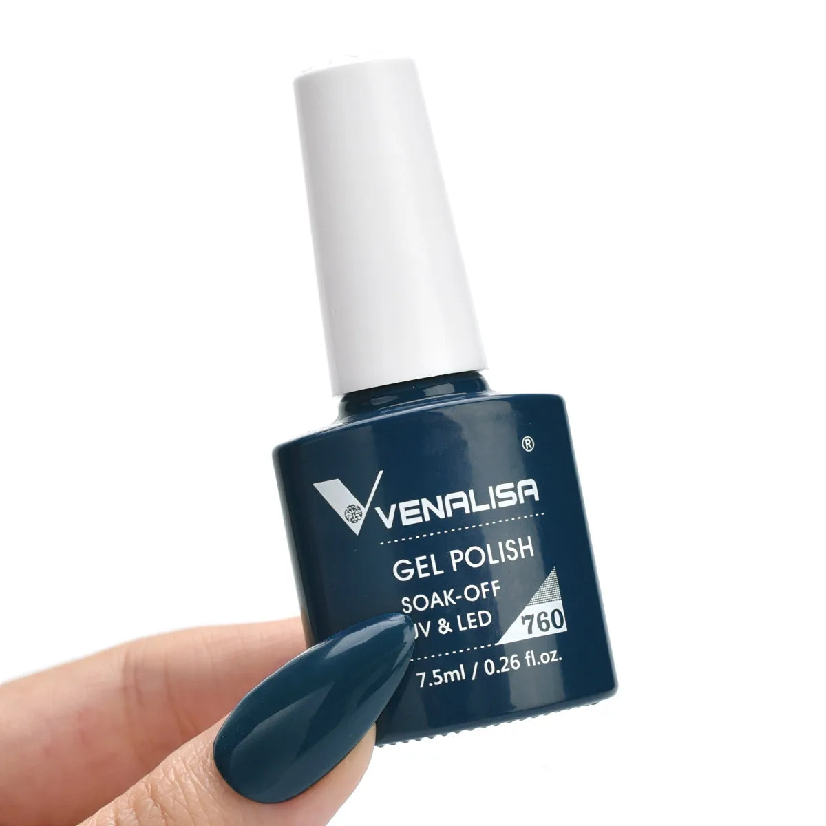VENALISA Smalto gel per unghie Semi permanente Gellack Nail Art Salon 120 Glitter colorati 7,5 ml Soak off Vernice gel per unghie UV LED organico