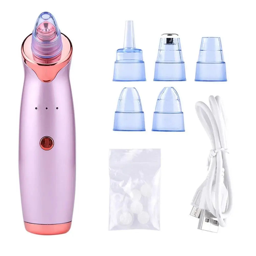 Aspirapolvere per pori per la rimozione di punti neri Pulitore per pori del viso aggiornato Strumento elettrico per l'estrazione di punti bianchi per l'acne per donne e uomini