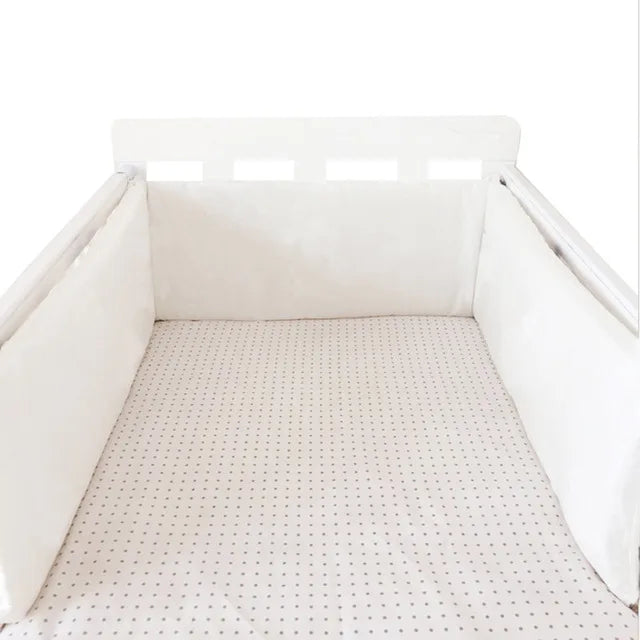 Paraurti per Lettino in Cotone 200×30cm – Doppia Faccia, Cerniera, Design Nordic