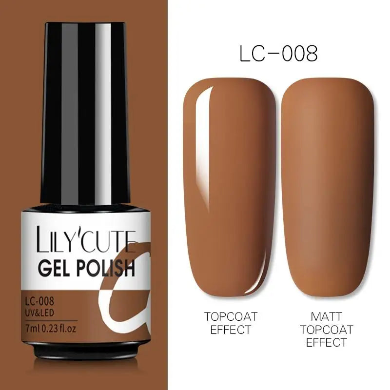 Smalto Gel Semi-Permanente LILYCUTE – 150+ Colori, UV/LED, Lunga Durata 30 Giorni