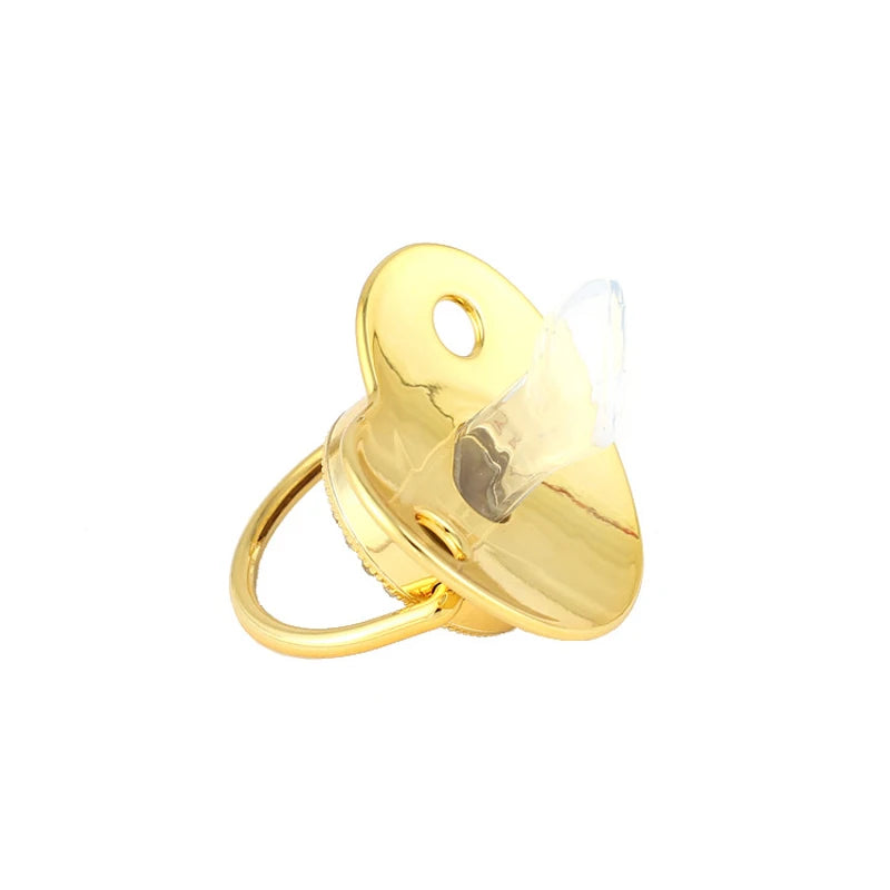 Ciuccio Vuoto Personalizzabile con Clip e Catena – Silicone BPA Free, Regalo Neonato