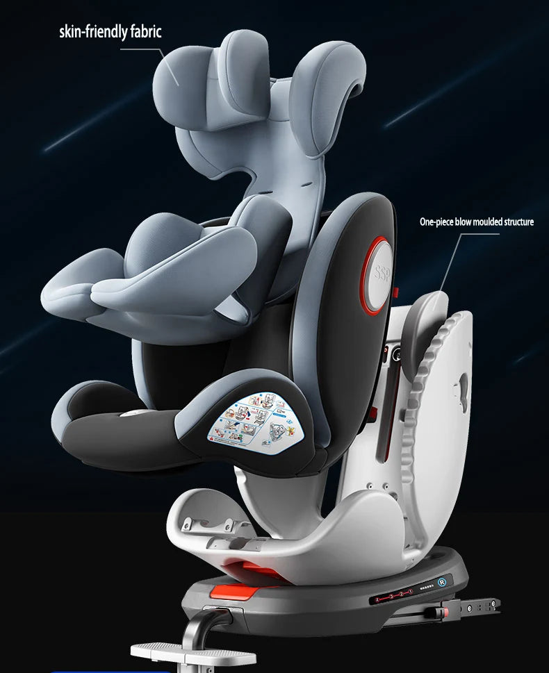 Seggiolino Auto per Bambini ECE R129 con ISOFIX e Rotazione 360°