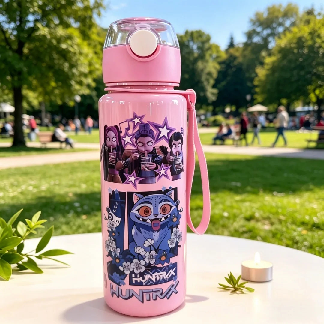 Borraccia con Cannuccia per Bambini | Design Cartoni Animati 700 ml