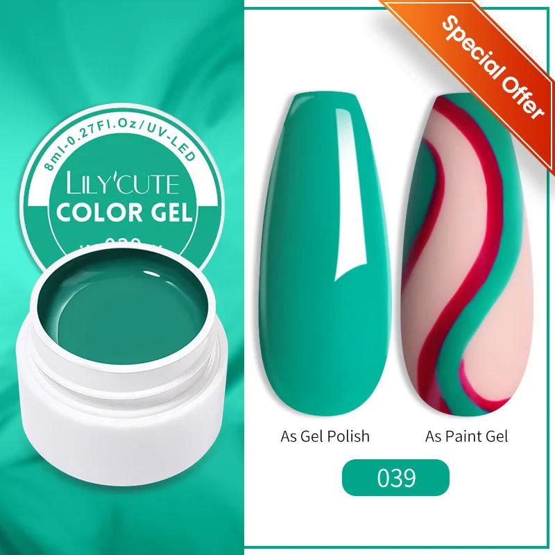 Smalto Gel Semi-Permanente LILYCUTE – 150+ Colori, UV/LED, Lunga Durata 30 Giorni