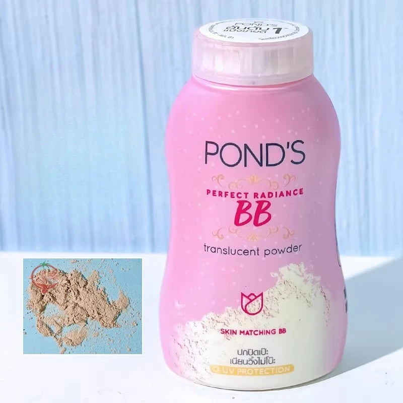 PONDS Thailand Setting Powder, Polvere Viso Leggera per il Fissaggio del Trucco, Controllo dell'Olio e Finitura Opaca a Lunga Durata