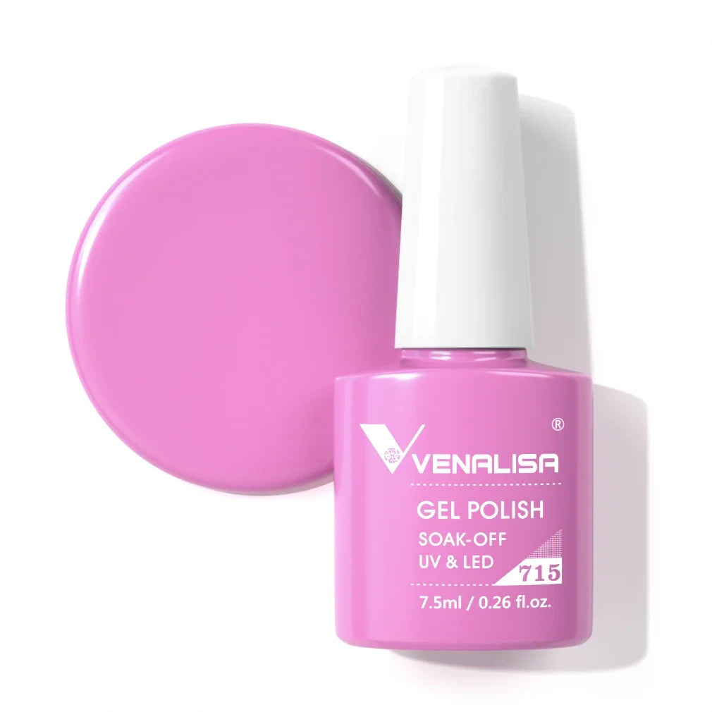 Smalto gel per unghie Venalisa VIP4 SENZA HEMA/TPO Copertura completa Bellissimo smalto semipermanente Soak Off UV LED Gel Smalto per unghie Lacca gel