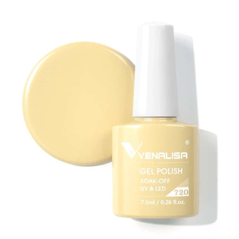 Smalto gel per unghie Venalisa VIP4 SENZA HEMA/TPO Copertura completa Bellissimo smalto semipermanente Soak Off UV LED Gel Smalto per unghie Lacca gel