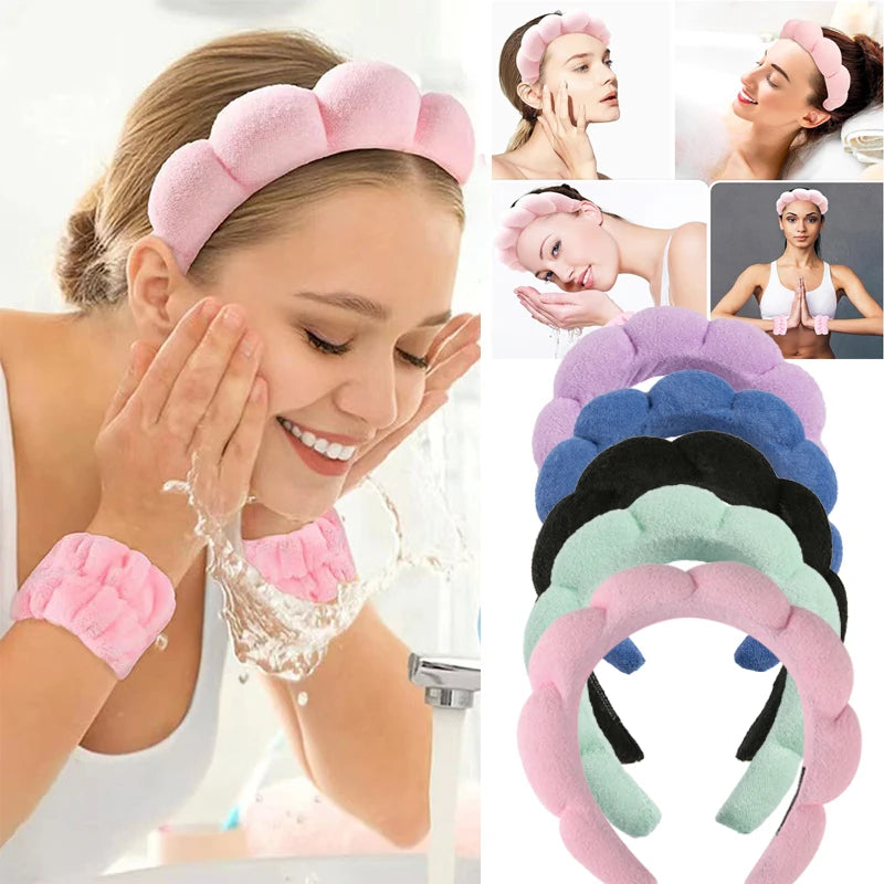 Fascia per Capelli da Bagno e Trucco per Donne