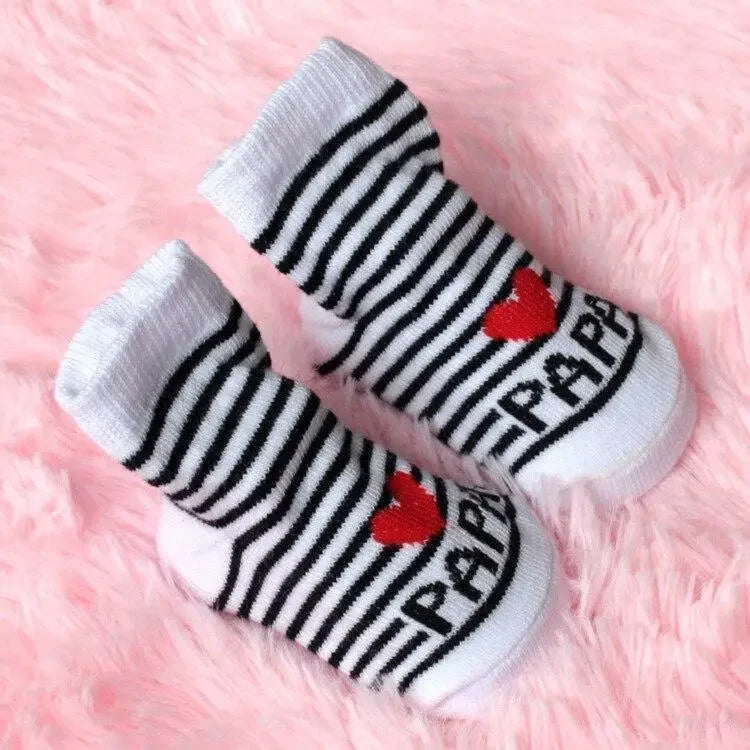 Calzini in Cotone per Neonati — Mum & Dad, 0-12 Mesi