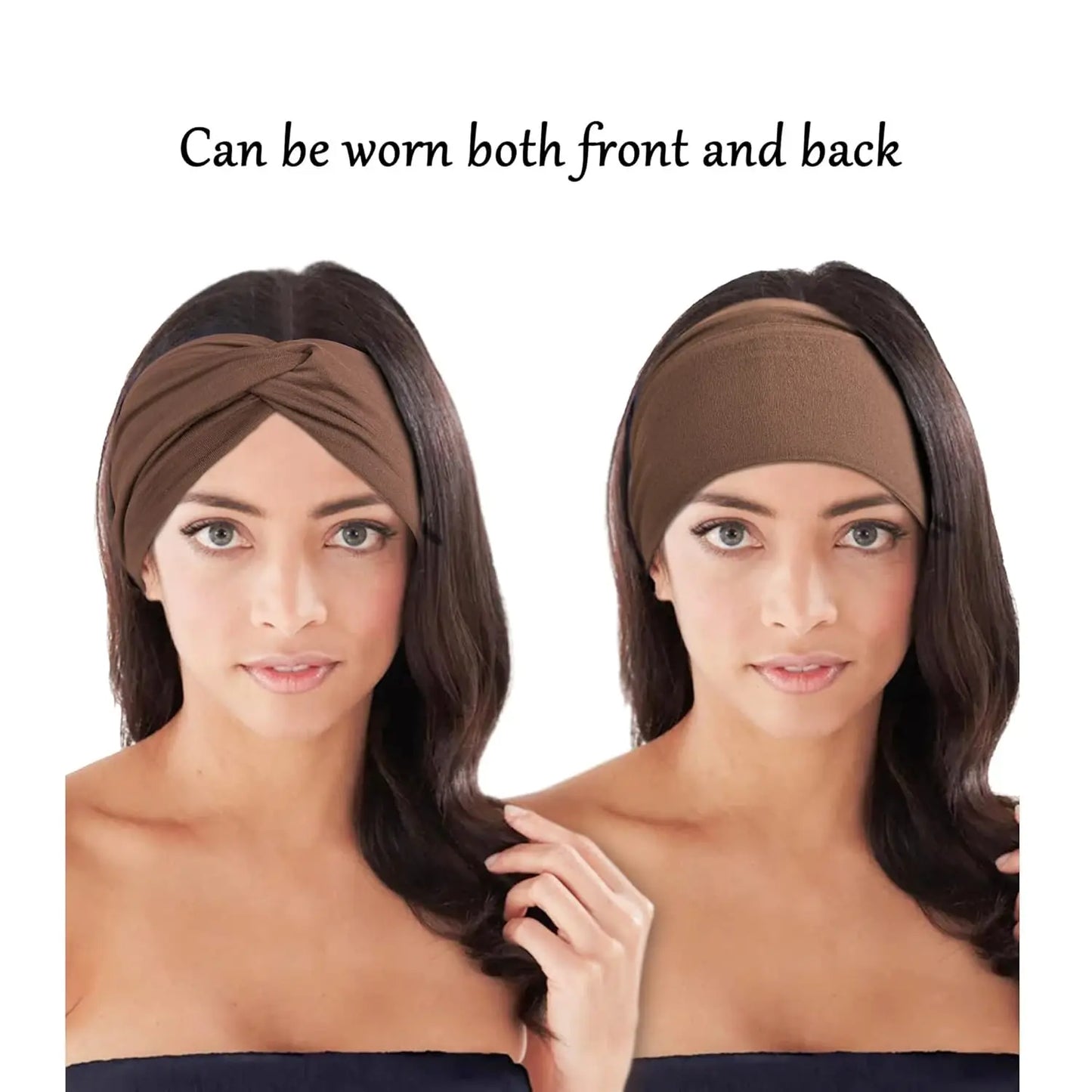 Fascia Turbante per Capelli — Stile Boho Multifunzione