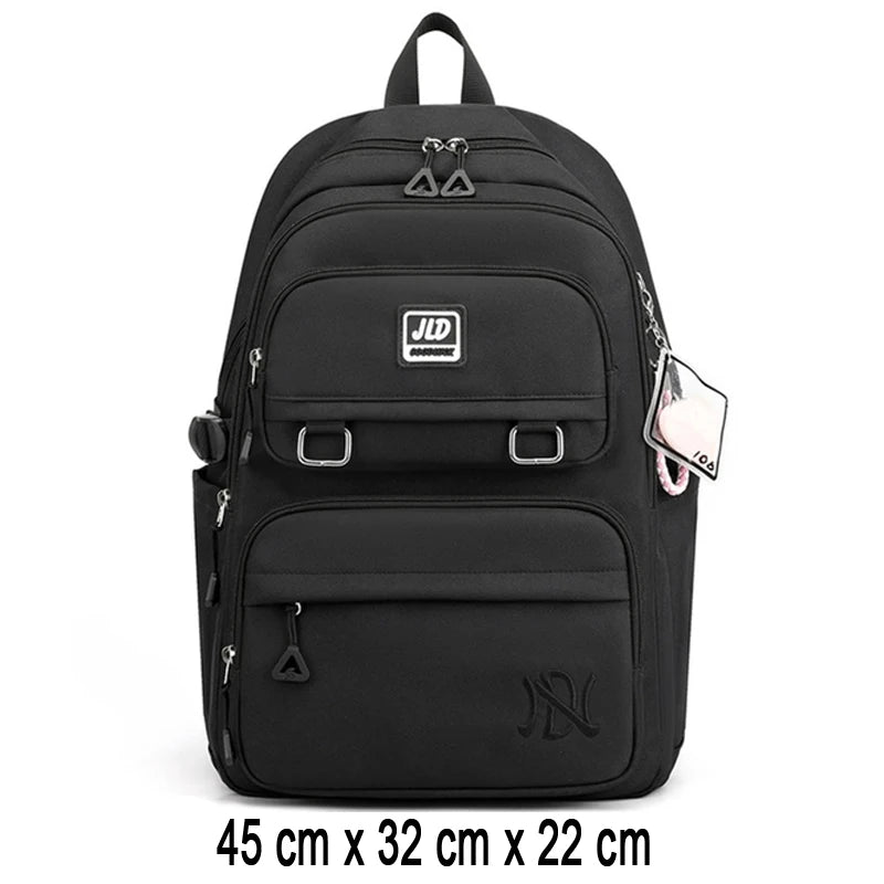 Zaino Scolastico per Ragazze e Adolescenti in Nylon – 3 Stili, Multi Colori | AyeBeau
