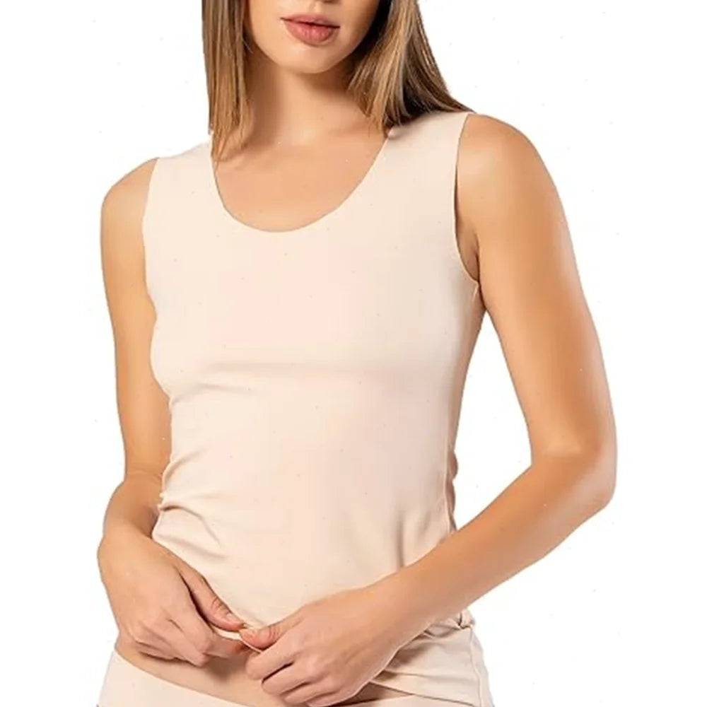 Canotta Donna Ice Silk Senza Cuciture – Sottile Traspirante | 8 Colori | M-4XL