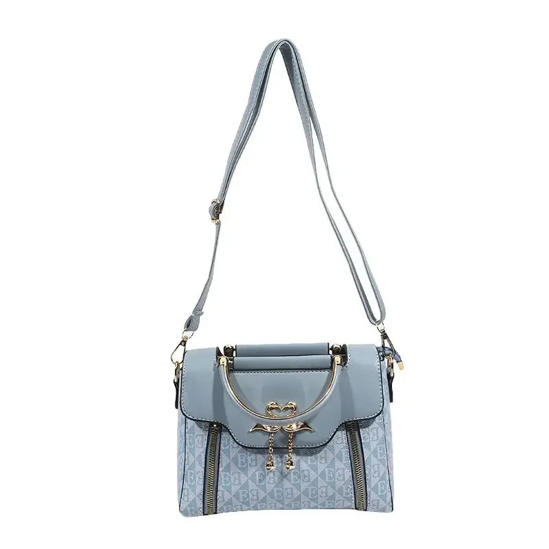 Borsa da donna 2026 nuova tendenza della moda borsa a tracolla casual versatile in stile semplice in rilievo.
