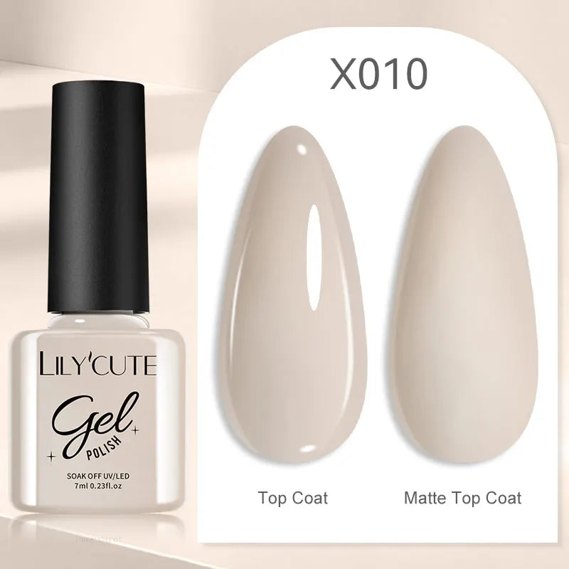 Smalto Gel Semi-Permanente LILYCUTE – 150+ Colori, UV/LED, Lunga Durata 30 Giorni