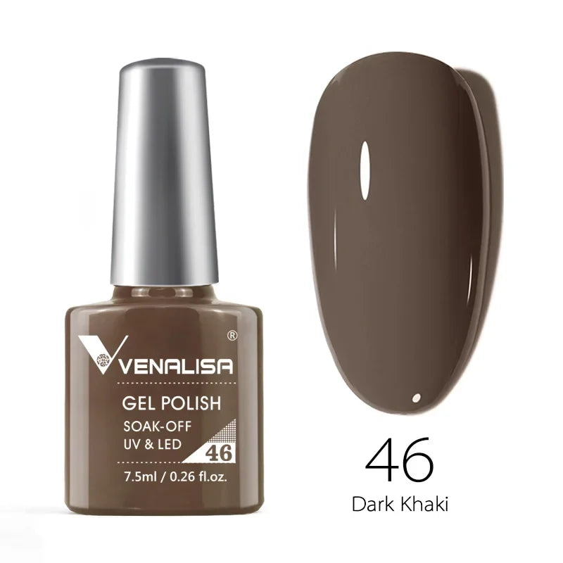 Smalto gel per unghie Venalisa VIP4 SENZA HEMA/TPO Copertura completa Bellissimo smalto semipermanente Soak Off UV LED Gel Smalto per unghie Lacca gel