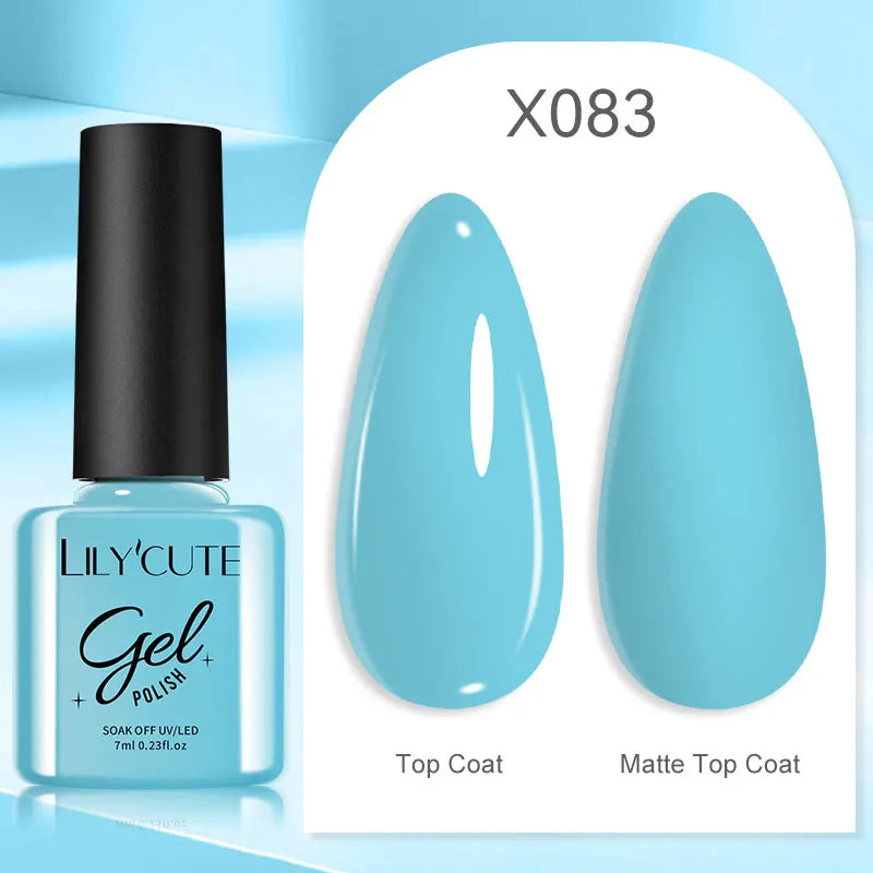 Smalto Gel Semi-Permanente LILYCUTE – 150+ Colori, UV/LED, Lunga Durata 30 Giorni