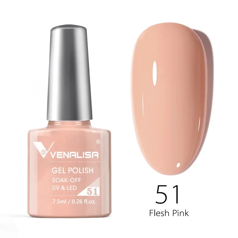 Smalto gel per unghie Venalisa VIP4 SENZA HEMA/TPO Copertura completa Bellissimo smalto semipermanente Soak Off UV LED Gel Smalto per unghie Lacca gel