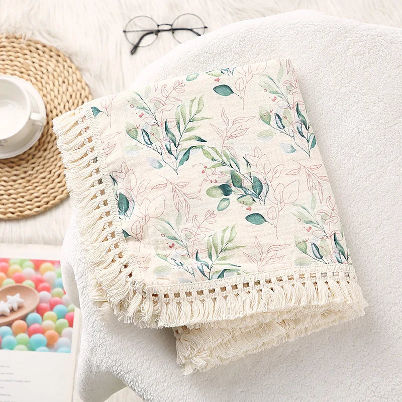 Copertina in Mussola di Cotone per Neonati — 22 Fantasie