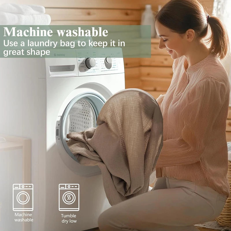 Copertina per Allattamento in Mussola 100% Cotone | Traspirante e Portatile
