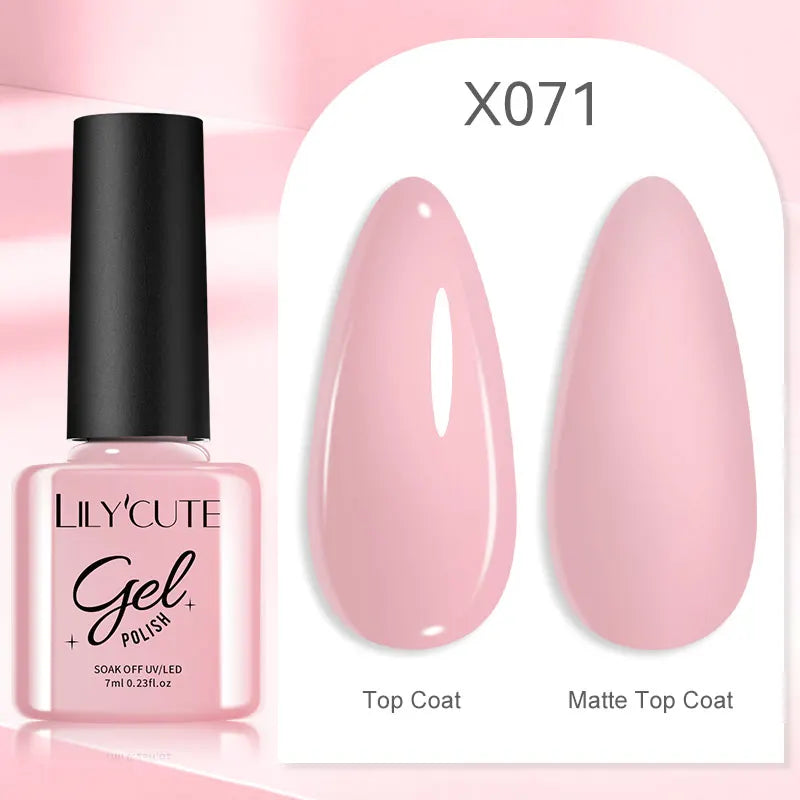 Smalto Gel Semi-Permanente LILYCUTE – 150+ Colori, UV/LED, Lunga Durata 30 Giorni