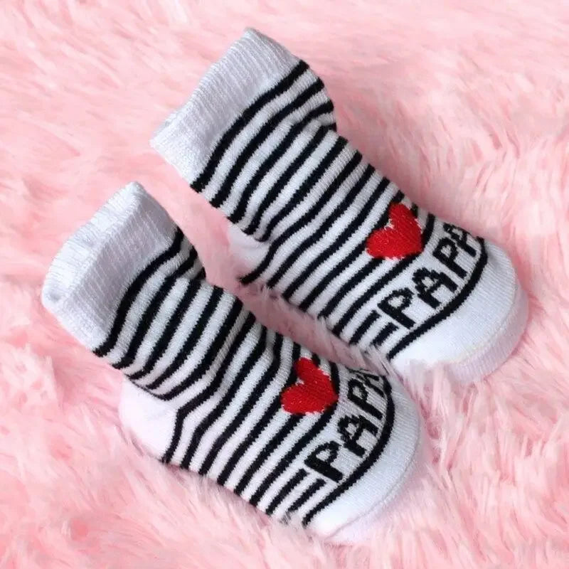 Calzini in Cotone per Neonati — Mum & Dad, 0-12 Mesi
