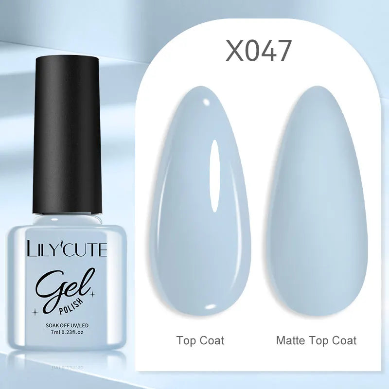 Smalto Gel Semi-Permanente LILYCUTE – 150+ Colori, UV/LED, Lunga Durata 30 Giorni