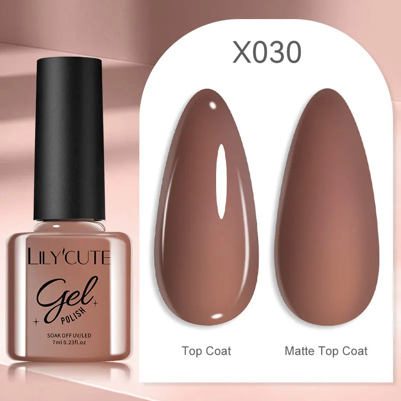 Smalto Gel Semi-Permanente LILYCUTE – 150+ Colori, UV/LED, Lunga Durata 30 Giorni
