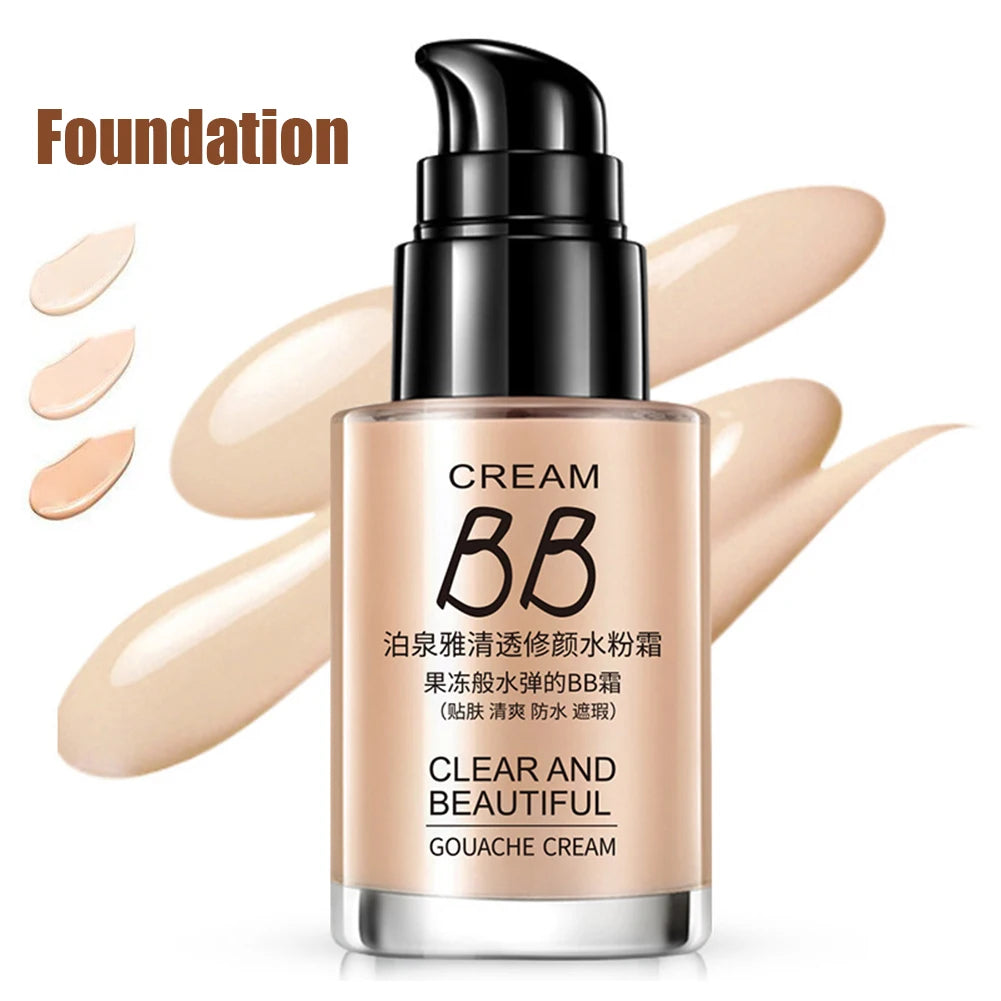 LAIKOU BB Cream Fondotinta Liquido Correttore 30ml – Idratante, SPF, Lunga Durata