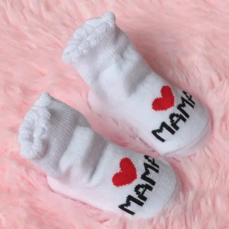 Calzini in Cotone per Neonati — Mum & Dad, 0-12 Mesi