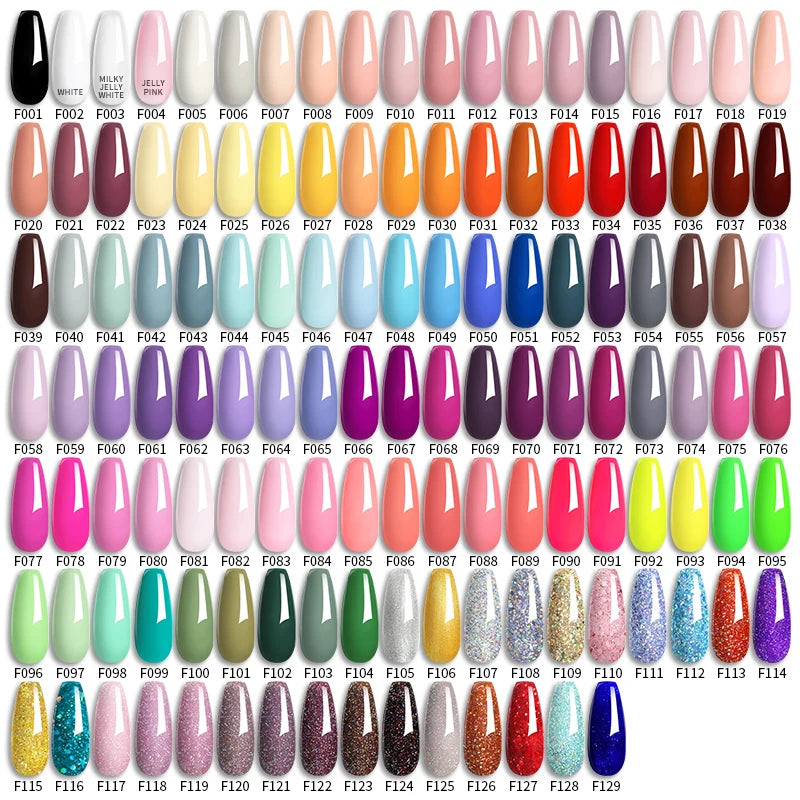 LILYCUTE Set di 6 Smalti Gel per Unghie Fai-da-Te 7ML, Rosa Brillante, Accessori per Nail Art, Smalto Gel UV LED Soak-Off