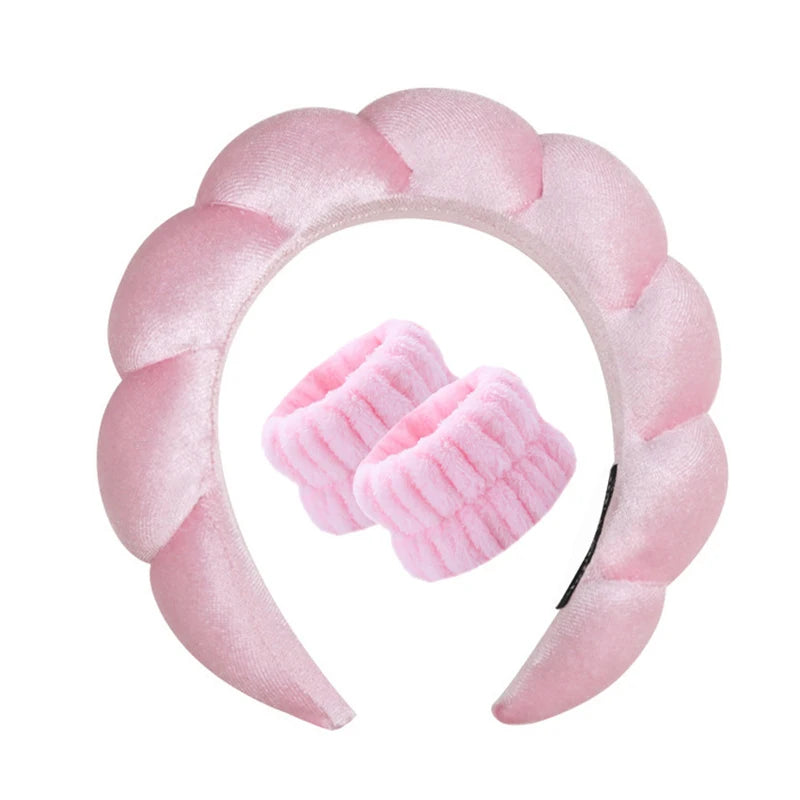 Fascia per Capelli da Bagno e Trucco per Donne