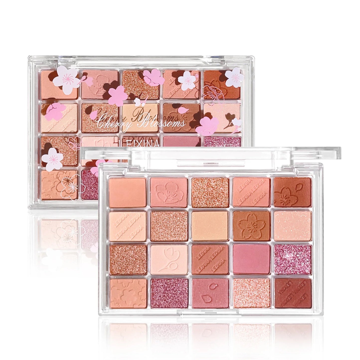 Palette Ombretti Cherry 20 Colori – Glitter, Opachi e Shimmer, Impermeabile