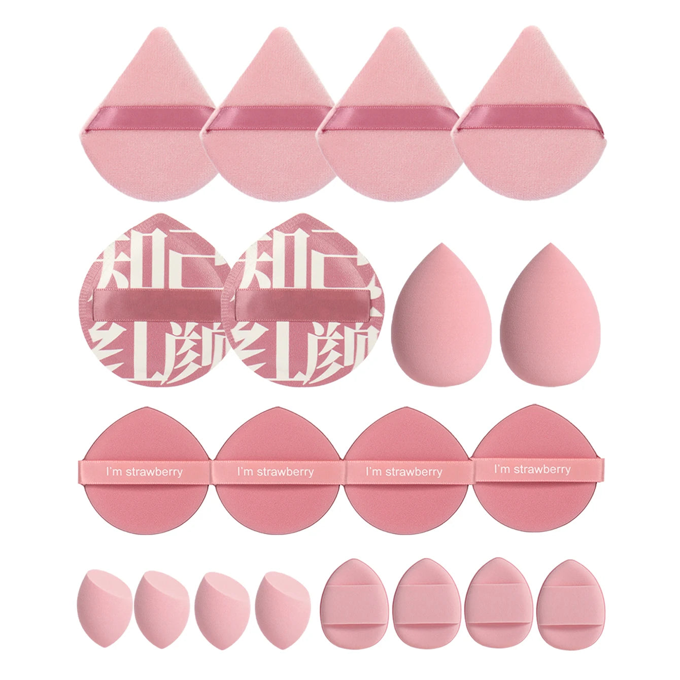Tamponi per Trucco in Poliuretano 12cm – Set da 10 a 60 Pezzi, BB Cream e Fondotinta