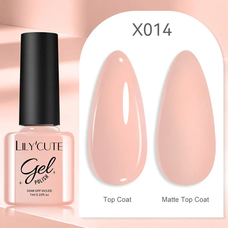 Smalto Gel Semi-Permanente LILYCUTE – 150+ Colori, UV/LED, Lunga Durata 30 Giorni